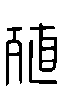 甲骨文金文篆体象形字的字形演变