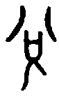 甲骨文金文篆体象形字的字形演变